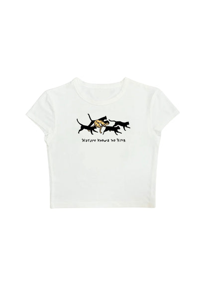 #CH126 Chill and out Women Crop Tee – 2025 SummerCollection - Enicpet Premium Store