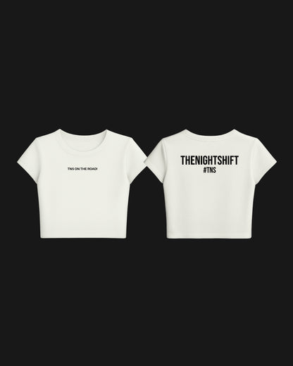 #TNS005 Thenightshift Crop Tee - Enicpet Premium Store