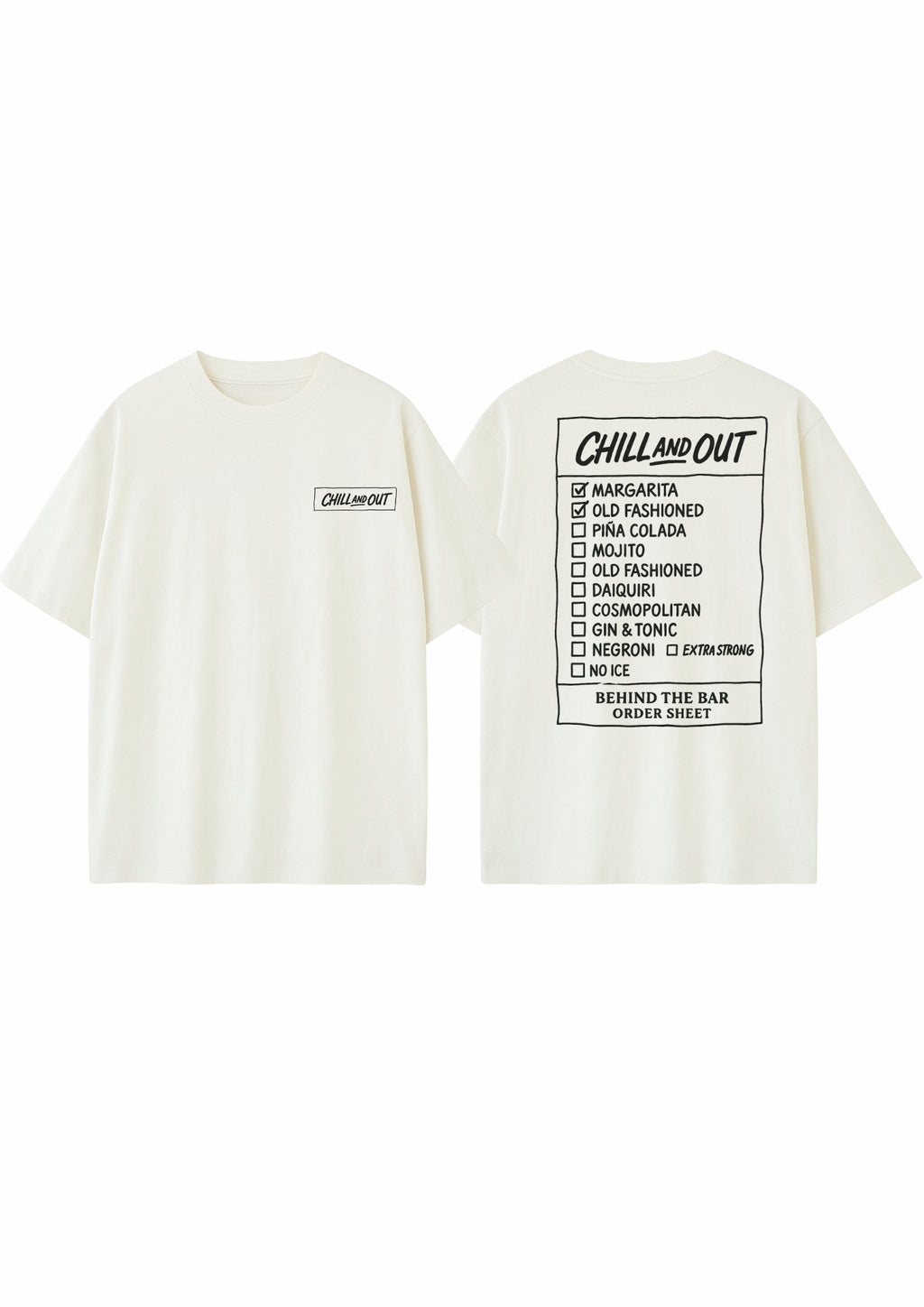 Oversize's #720F Unisex T-Shirt -  Bartender  Collection - Enicpet Premium Store
