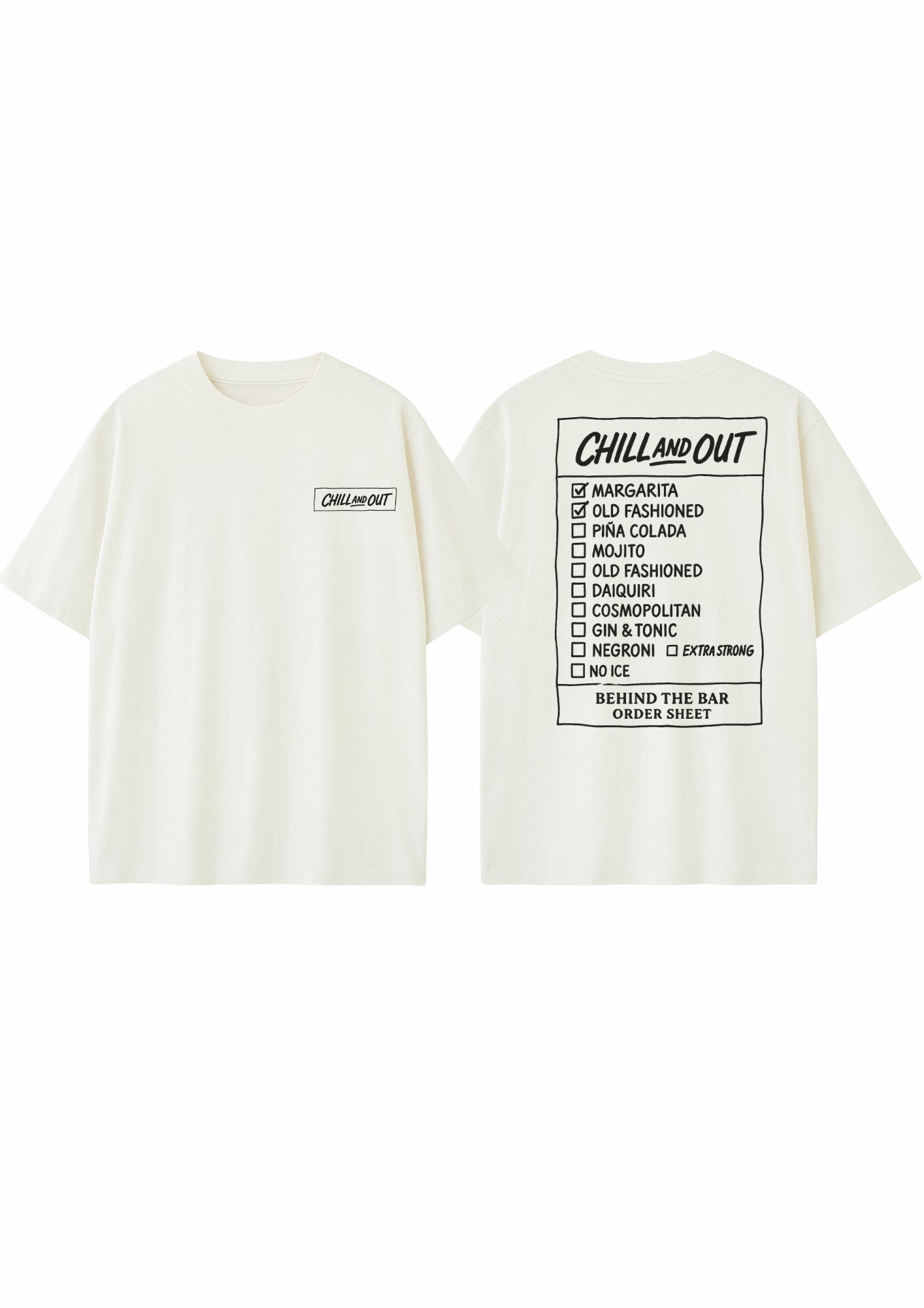 Oversize's #720F Unisex T-Shirt -  Bartender  Collection - Enicpet Premium Store