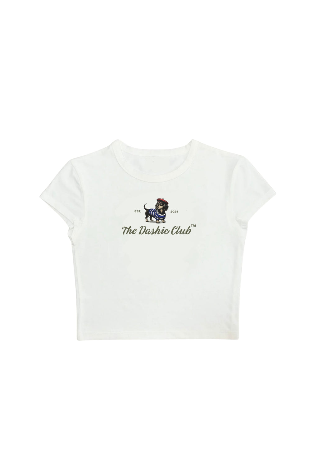 #CH057 chillandout Crop Tee The dashie club - Enicpet Premium Store