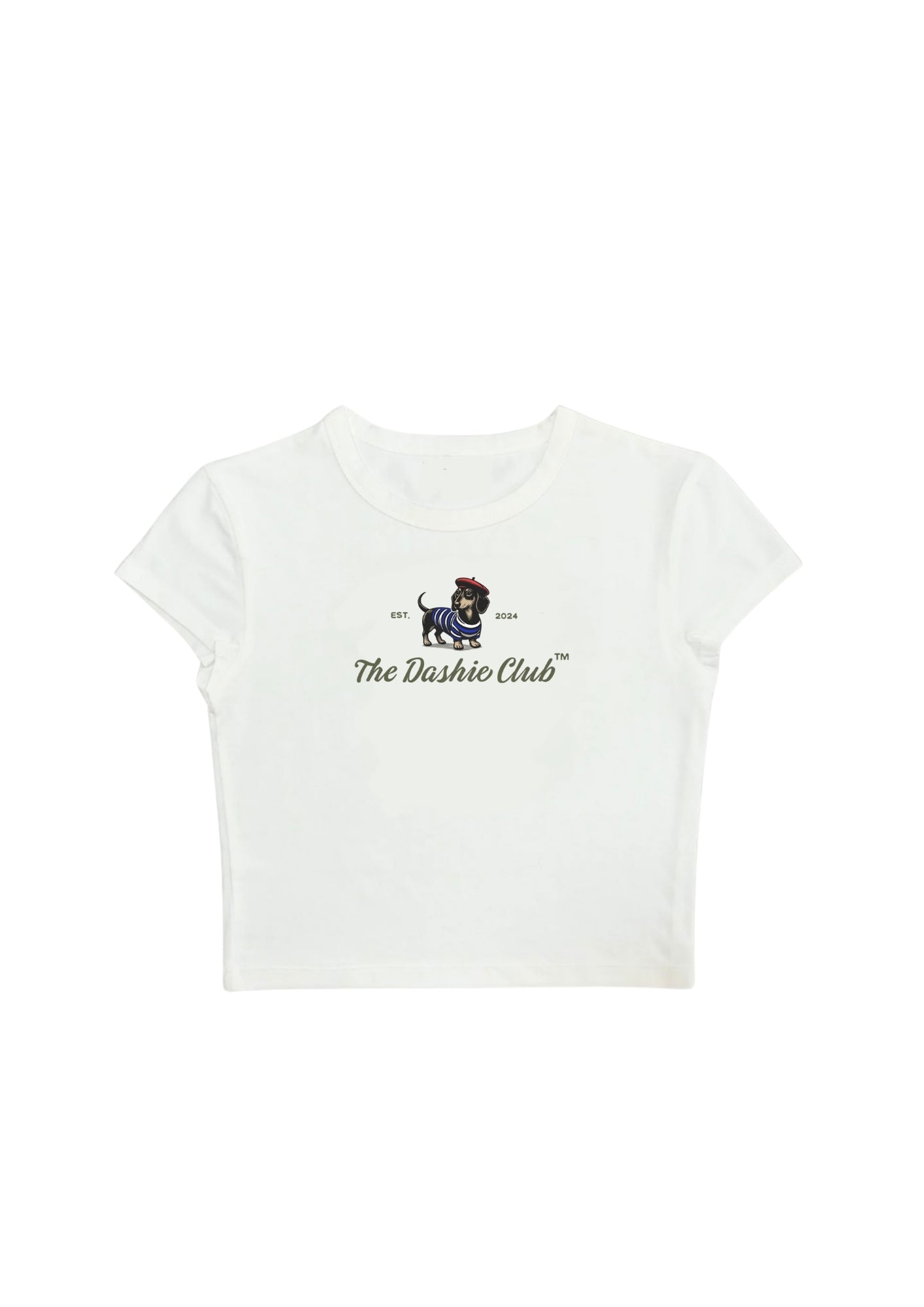 #CH057 chillandout Crop Tee The dashie club - Enicpet Premium Store