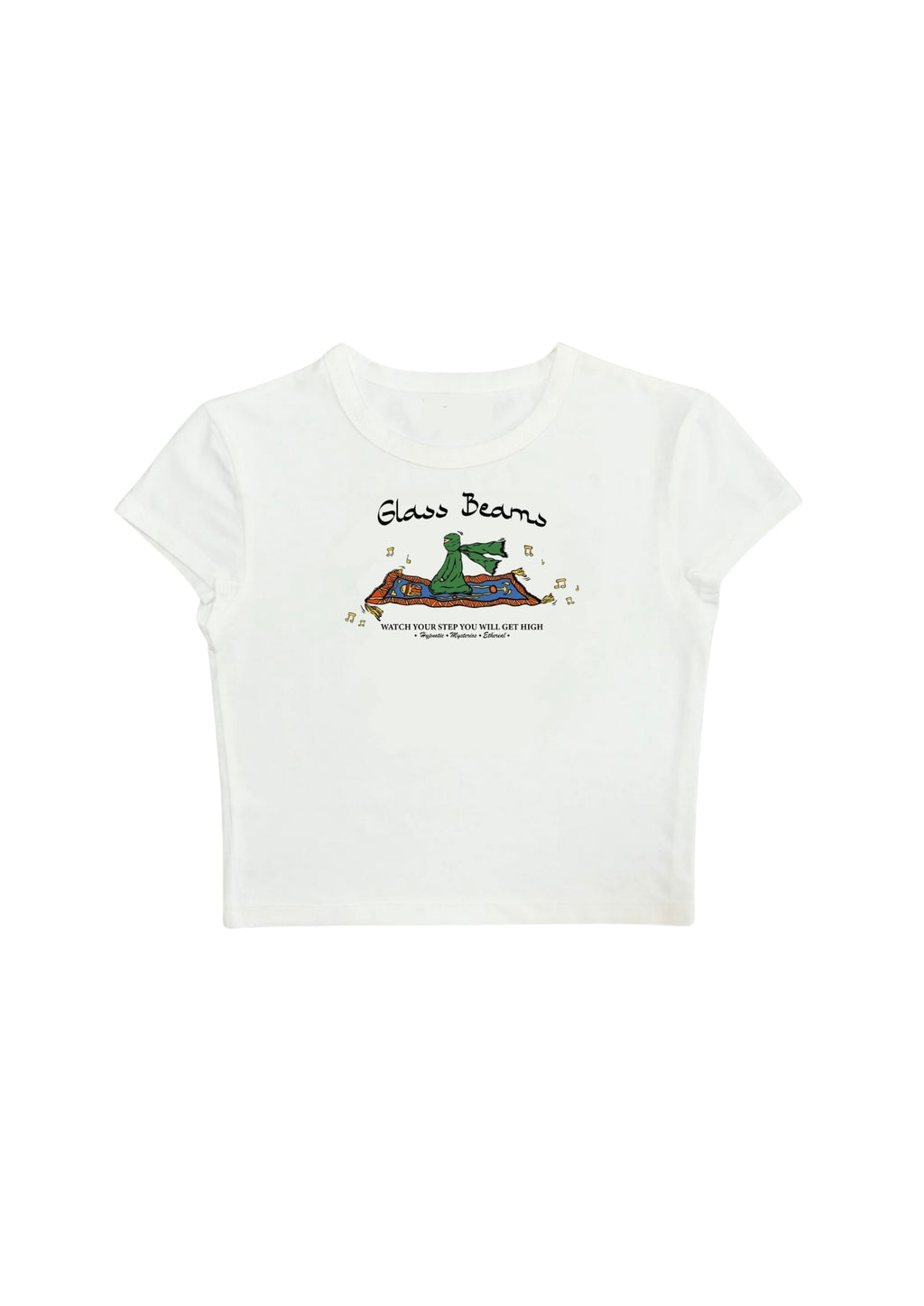 #CH016 chillandout Crop Tee glass beams - Enicpet Premium Store