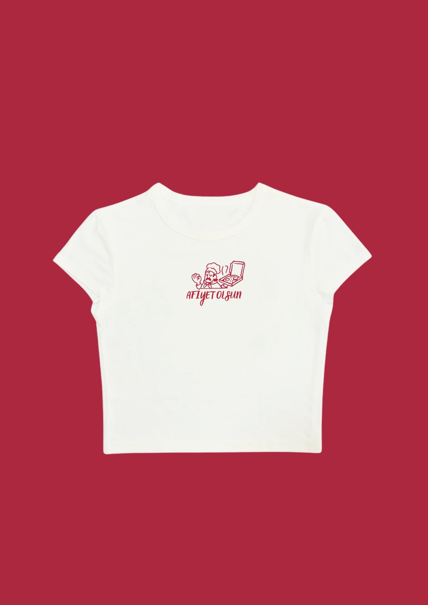 #CH056 chillandout Crop Tee - Enicpet Premium Store