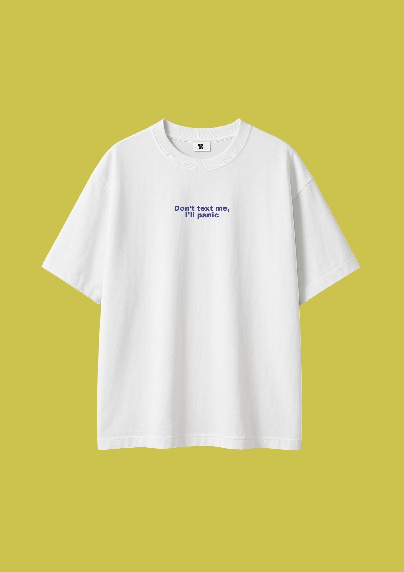 Texted tees textwo oversize - Enicpet Premium Store