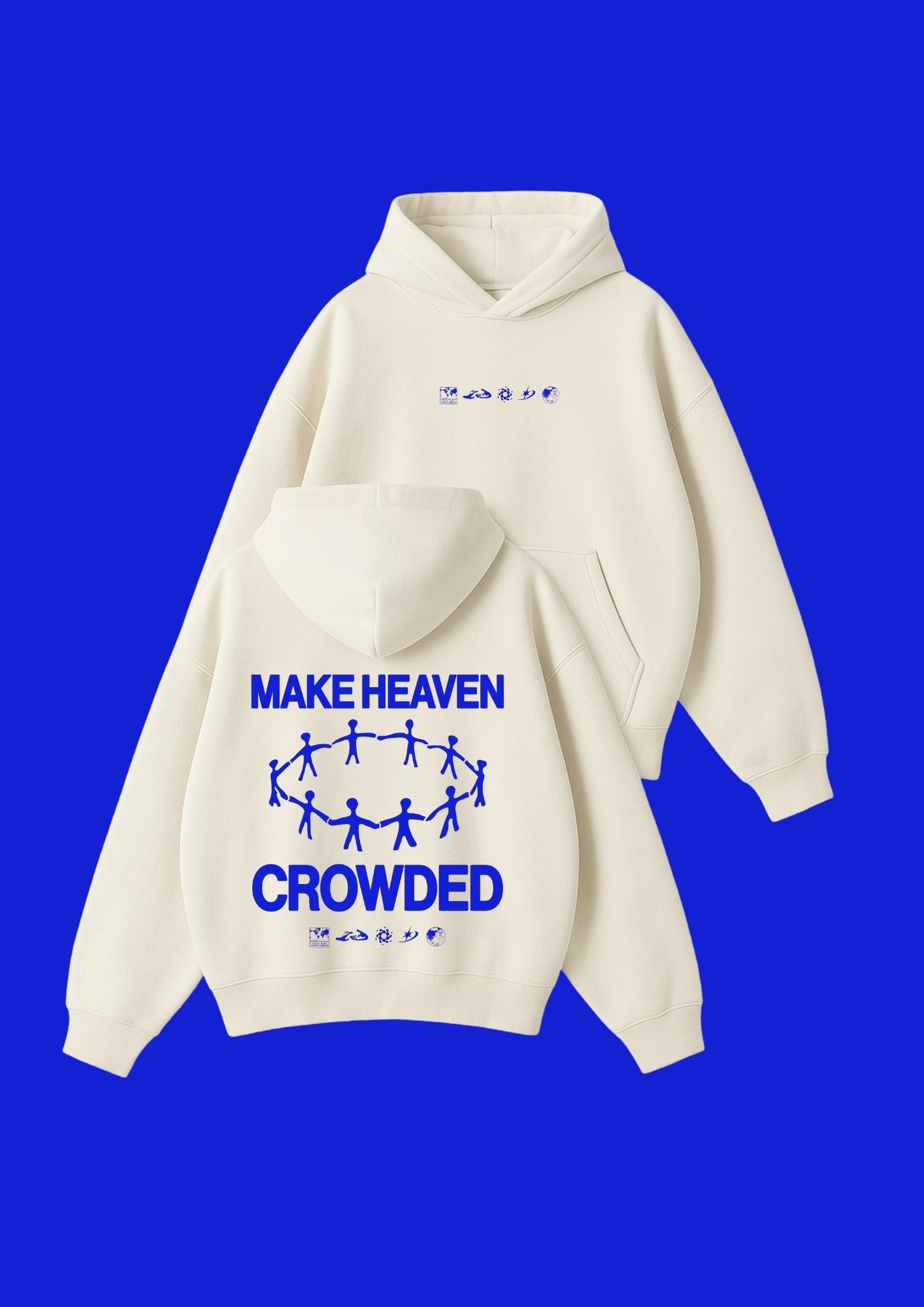 Chillandout Oversize Unisex Hoodie – %100 Pamuklu sweatshirt