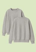 Chillandout Basic Sweatshirt – %100 Pamuklu Oversize GriMelanj🩶 - Enicpet Premium Store
