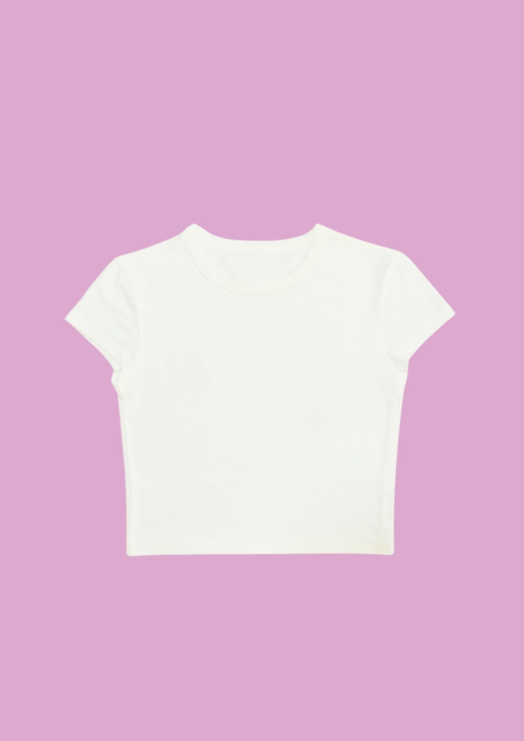 Chillandout Basic Crop Tee – %100 Pamuklu - Enicpet Premium Store