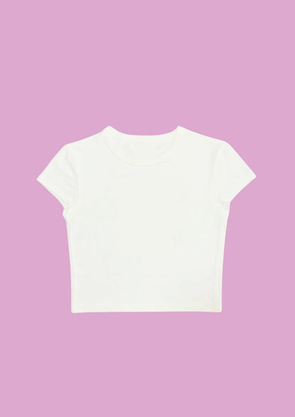 Chillandout Basic Crop Tee – %100 Pamuklu