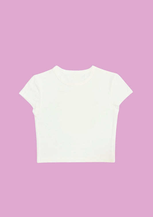 Chillandout Basic Crop Tee – %100 Pamuklu