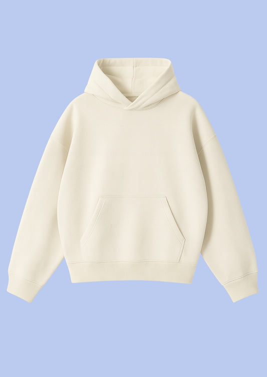 Chillandout Basic Hoodie – %100 Pamuklu Oversize Kapüşonlu