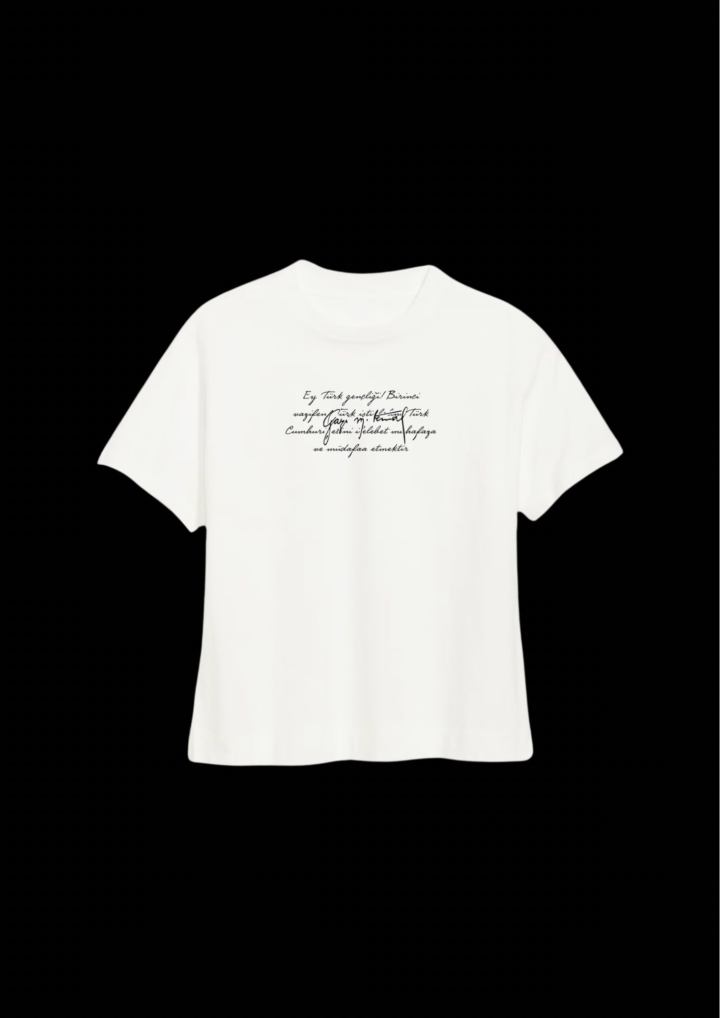 Atatürk Gençliğe Hitabe Regular Tişört • Chillandout