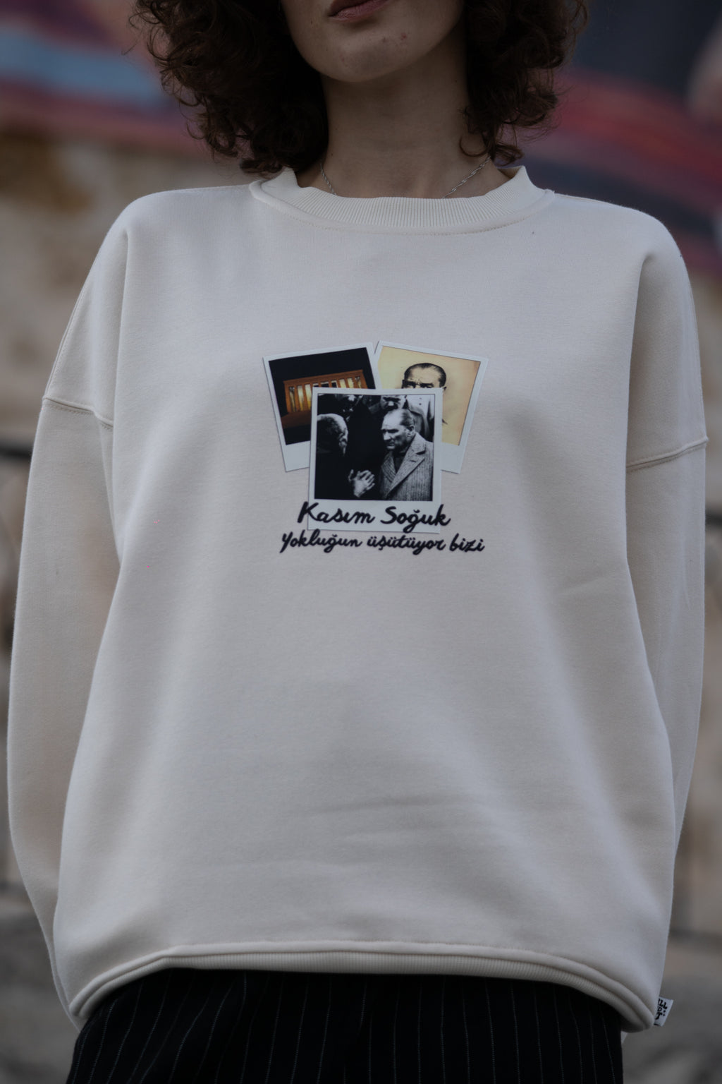 Kasım Soğuk Oversize Sweatshirt • Chillandout - Enicpet Premium Store