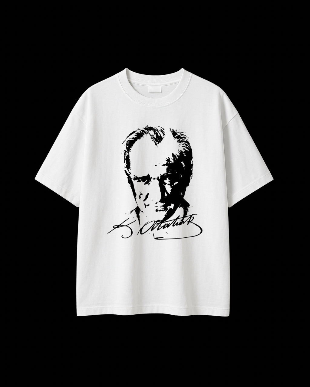 Atatürk İmzalı Oversize Tişört • Chillandout - Enicpet Premium Store