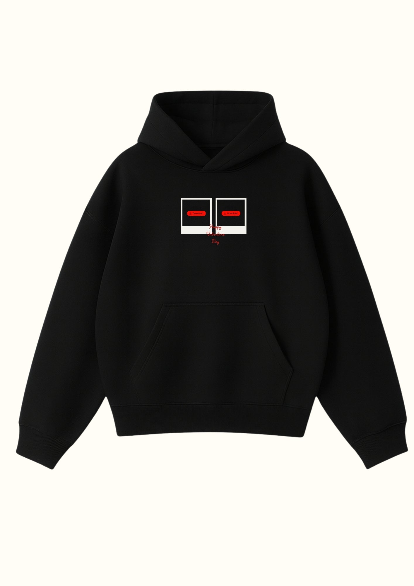 Valentine's Day Hoodie Black / Design Your Own!