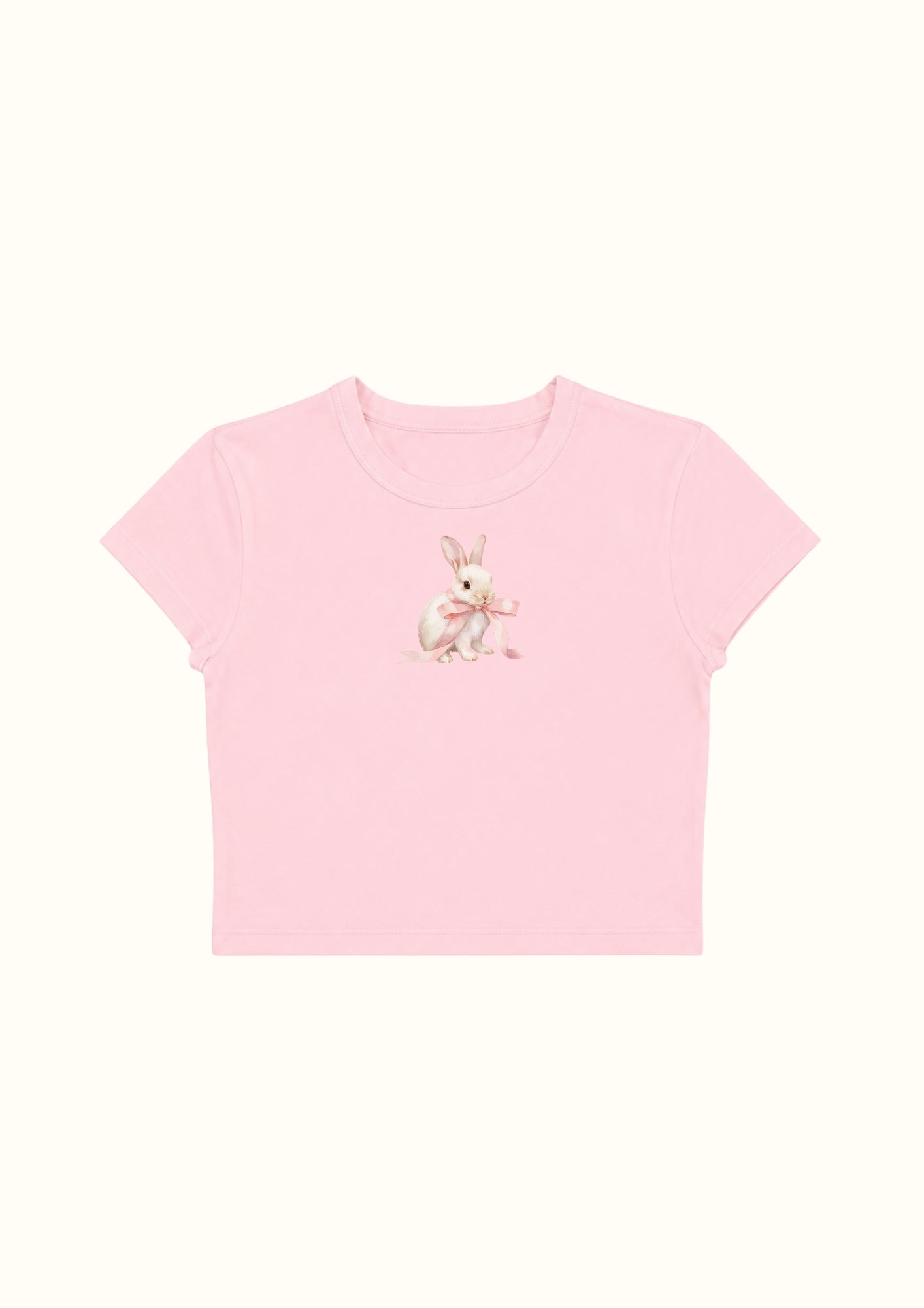 Bunny Bloom Crop Tee - Enicpet Premium Store