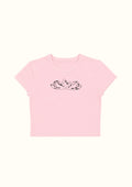 Butterfly Whisper Crop Tee - Enicpet Premium Store