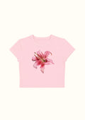 Pink Lily Crop Tee - Enicpet Premium Store
