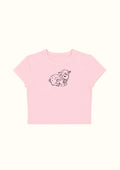 Teddy Doodle Crop Tee - Enicpet Premium Store