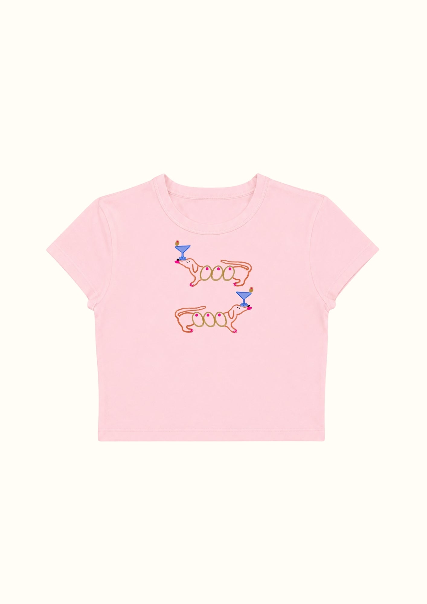 Lucky Charm Crop Tee - Enicpet Premium Store
