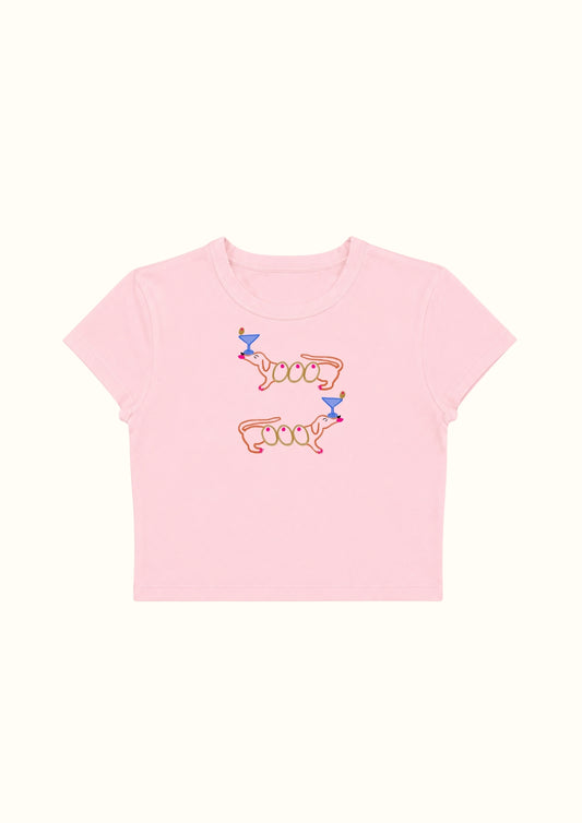 Lucky Charm Crop Tee - Enicpet Premium Store