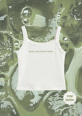 pretty girls drink matcha Tank Top Askılı - Enicpet Premium Store