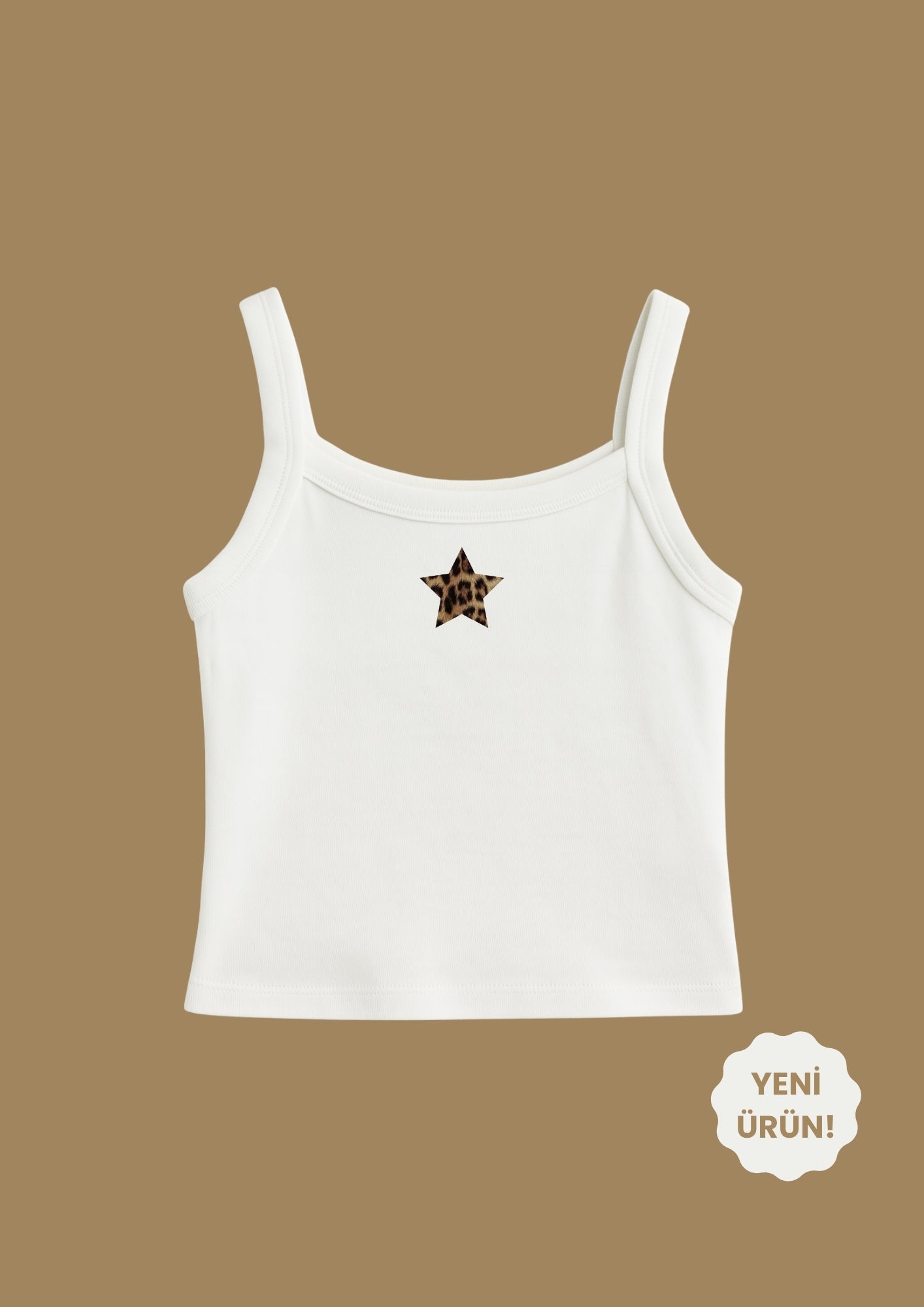 Leopard Tank Top Askılı - Enicpet Premium Store