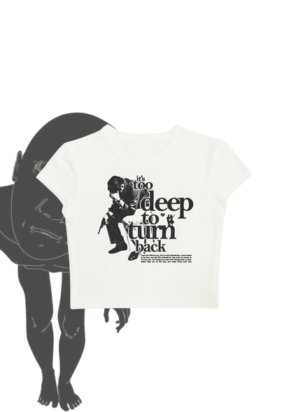 #CH004 Chill and out Women Crop Tee – 2025 SummerCollection - Chillout