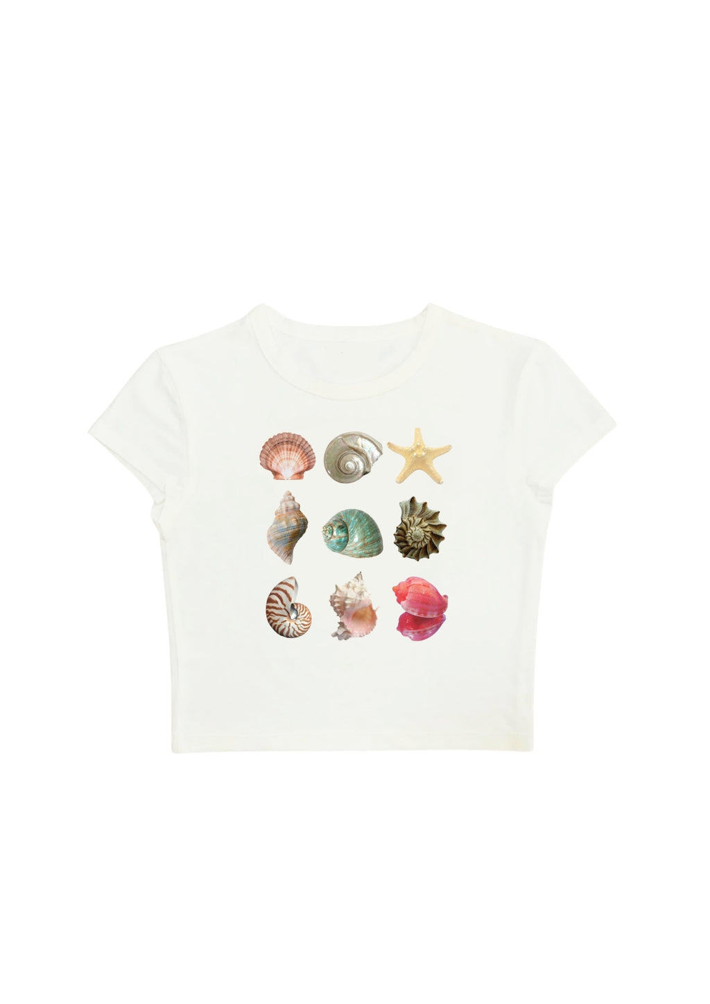 Sea Treasures Crop Tee