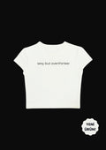 sexy but overthinker Crop Tee - Enicpet Premium Store