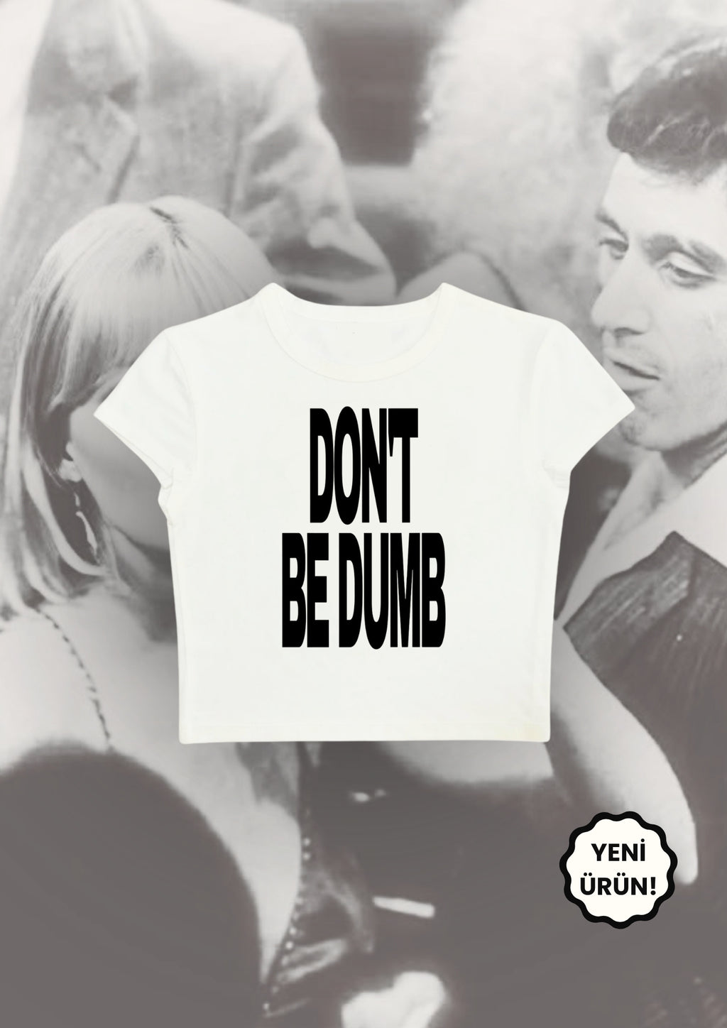 Don't be dump Crop Tee