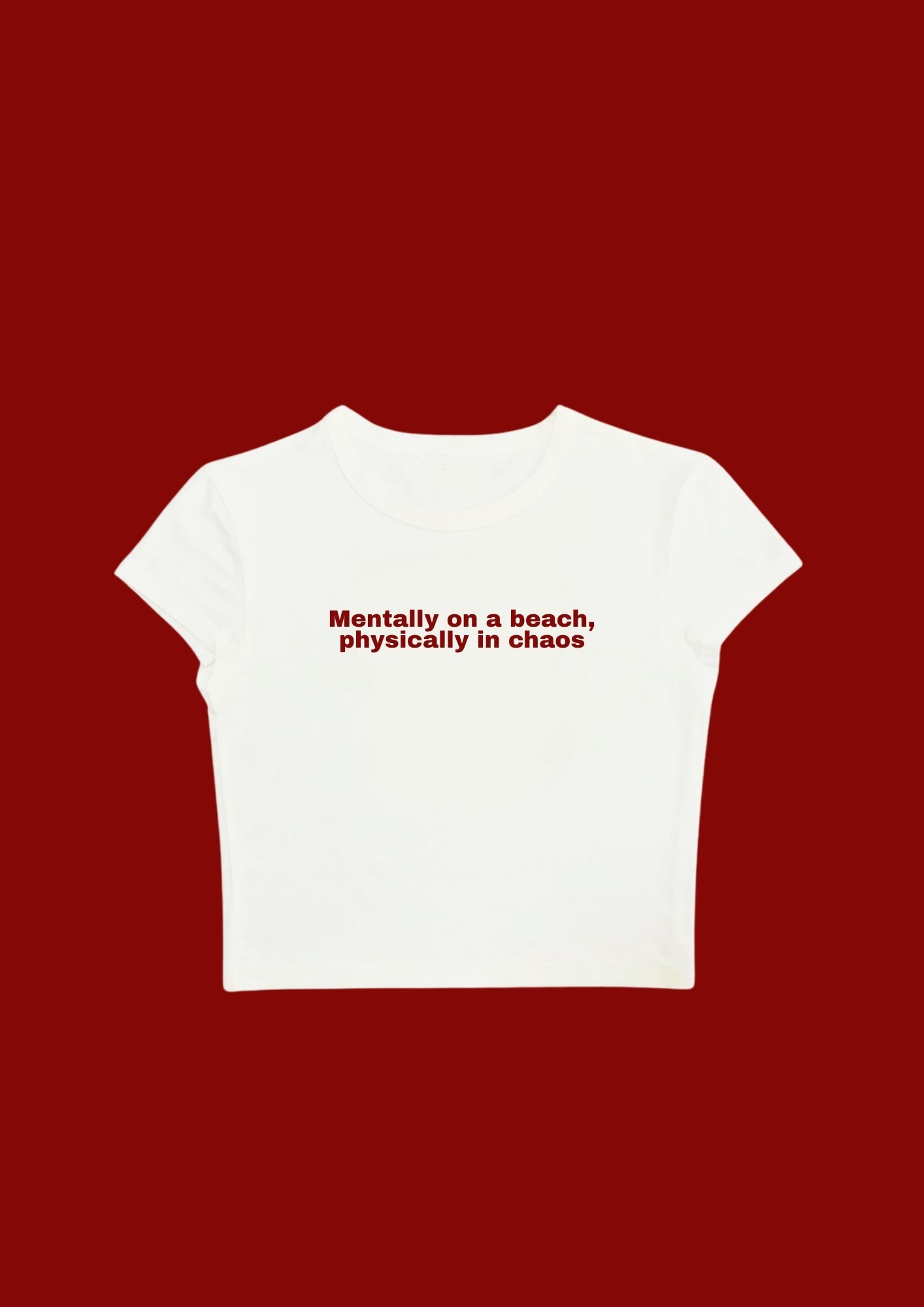 IND-CT-14 Crop Tee's ♡