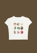 Sea Treasures Crop Tee