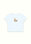 Fawn Dream Blue Crop Tee - Enicpet Premium Store