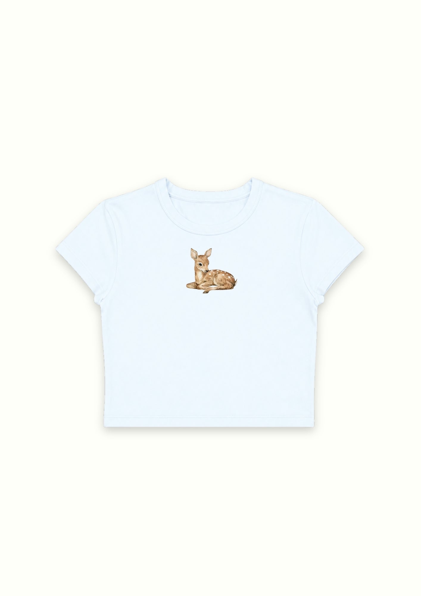 Fawn Dream Blue Crop Tee - Enicpet Premium Store