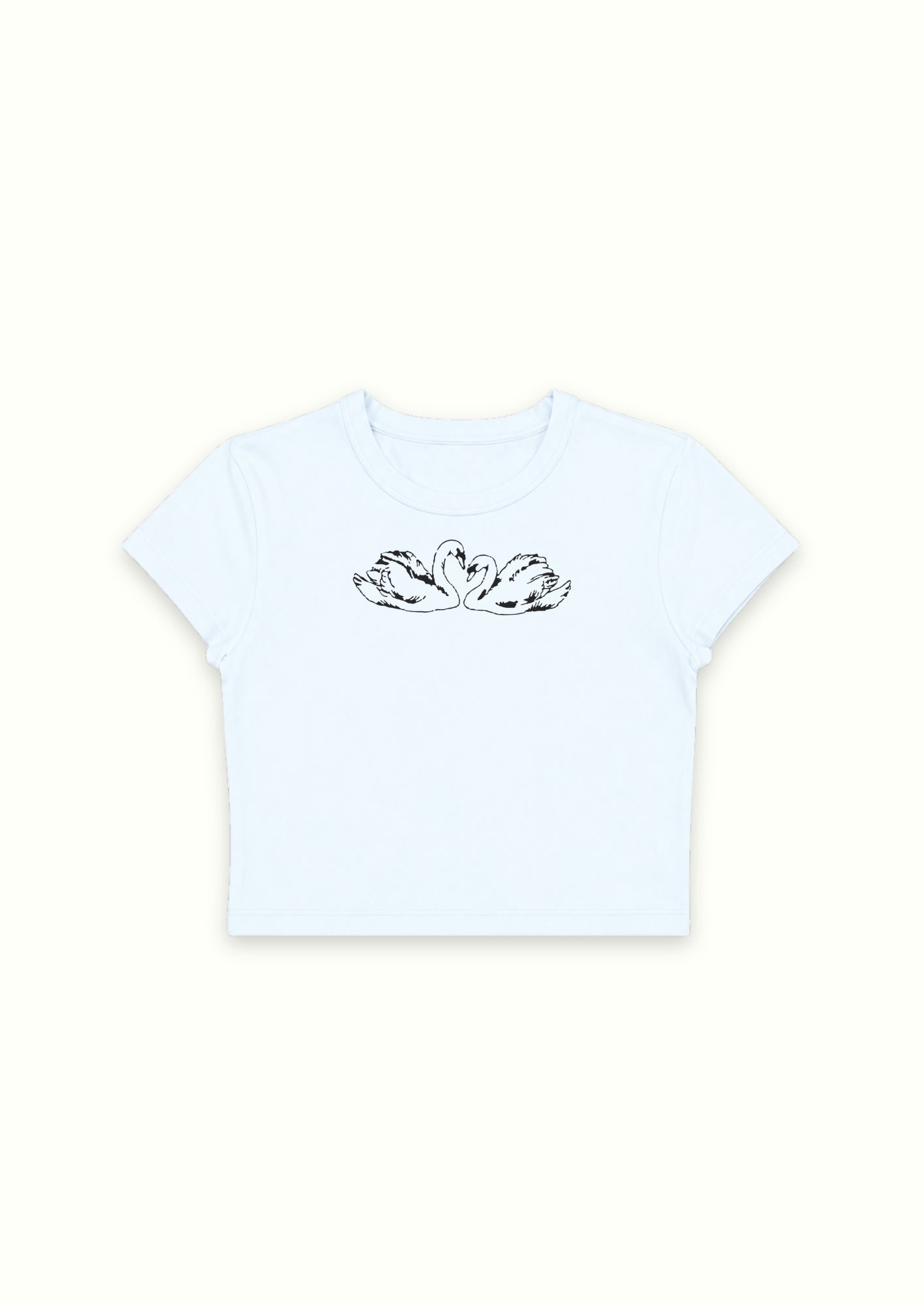 Butterfly Whisper Blue Crop Tee - Enicpet Premium Store