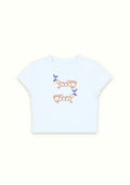 Lucky Charm Blue Crop Tee - Enicpet Premium Store