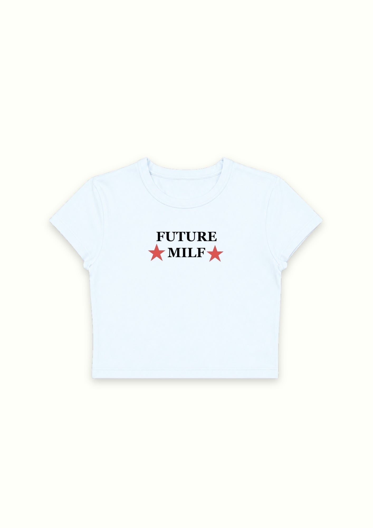 Future Milf Blue Crop Tee - Enicpet Premium Store